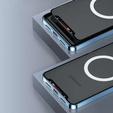 Ochranné pouzdro na fotoaparát pro Samsung Galaxy S21 FE 5G, CamShield MagSafe, transparentní / modré