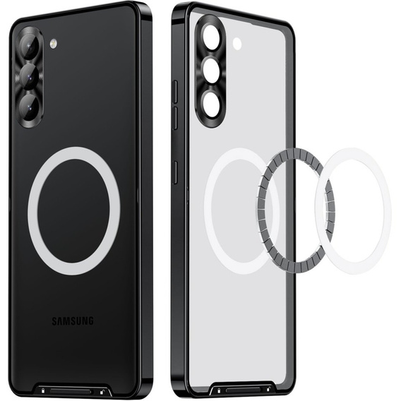 Ochranné pouzdro na fotoaparát pro Samsung Galaxy S23, CamShield MagSafe, transparentní / černé