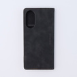 Pouzdro pro Oppo A78 4G, ERBORD Vintage peněženka s klopou, černé