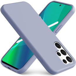 Pouzdro pro Samsung Galaxy S22 Ultra 5G, Silicone Lite, levandulové