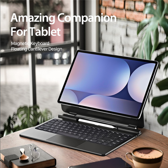 Pouzdro s Bluetooth klávesnicí Dux Ducis pro Samsung Galaxy Tab S10 Ultra / S9 Ultra / S8 Ultra