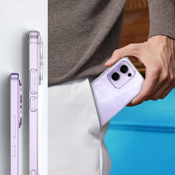 Pouzdro pro Oppo Reno 13F / Oppo Reno 13FS, Dropproof, průhledné