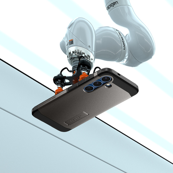 Pouzdro Spigen Tough Armor Mag Gunmetal pro Samsung Galaxy S25