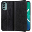 Flipové pouzdro pro Motorola Moto G62 5G, Split Leather, černé
