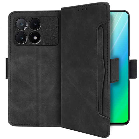 Klopové pouzdro pro Xiaomi Poco X6 Pro 5G, Card Slot, černé