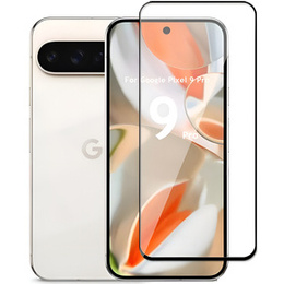 3D tvrzené sklo pro Google Pixel 9 Pro, černý rámeček