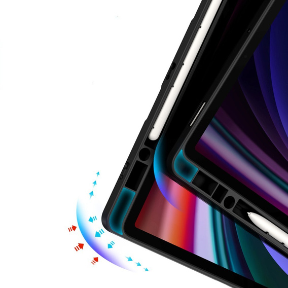 Pouzdro pro Samsung Galaxy Tab S10+ Plus, Dux Ducis MAGI, černé