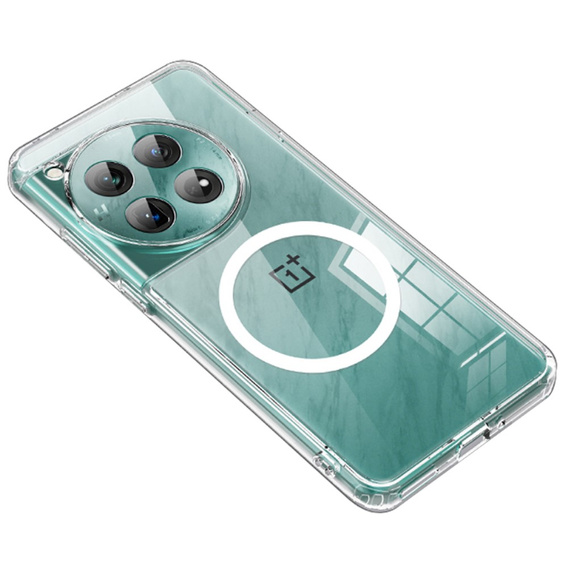 Pouzdro pro OnePlus 12 5G, Fusion Hybrid, pro MagSafe, průhledné