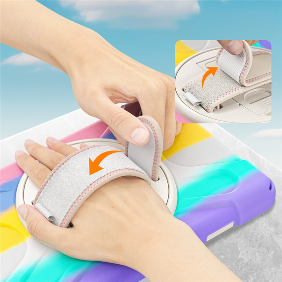 Pevné pouzdro s podstavcem a ramenním popruhem pro Samsung Galaxy Tab A11