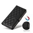 Flipové pouzdro pro Honor 400 Pro 5G, Crossbody Leather Wallet, černé