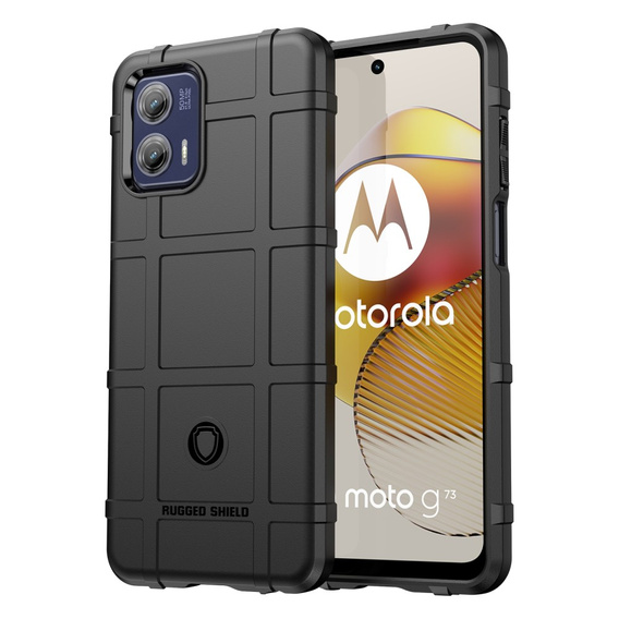 Pouzdro pro Motorola Moto G73 5G, Rugged Shield, černé