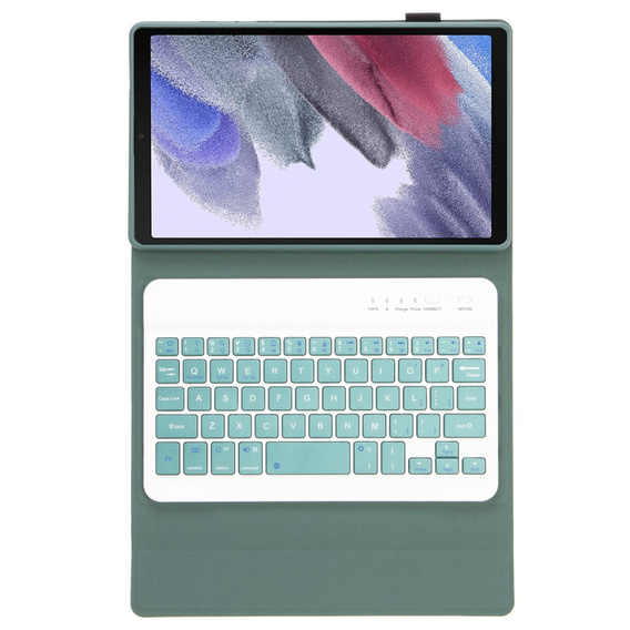 Pouzdro + klávesnice Samsung Galaxy Tab A7 Lite 8.7 T220 / 225, zelené