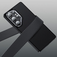 Pouzdro BENKS Kevlar pro Samsung Galaxy S25, pro MagSafe, Carbon Fiber, černé