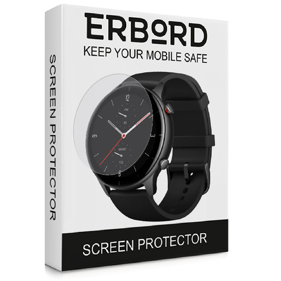 3x ERBORD Hydrogelová fólie pro Amazfit GTR 2