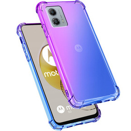 Pouzdro pro Motorola Moto G73 5G, Gradient Dropproof, Fialová / modrá