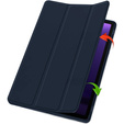 Pouzdro pro Samsung Galaxy Tab S10 FE+ Plus, Smartcase s prostorem pro stylus, námořnicky modré