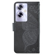 Klopové pouzdro pro Oppo A79 5G, Butterfly, černé