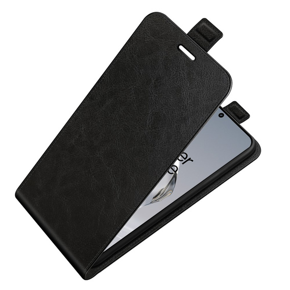 Klopové pouzdro pro OnePlus 12 5G, Flip, černé