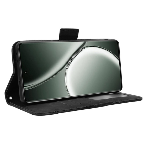 Klopové pouzdro pro Realme GT 6 / 6T, Card Slot, černé