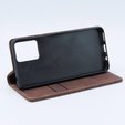 Pouzdro pro Motorola Moto G13/ G23 4G, ERBORD Vintage peněženka s klopou, káva