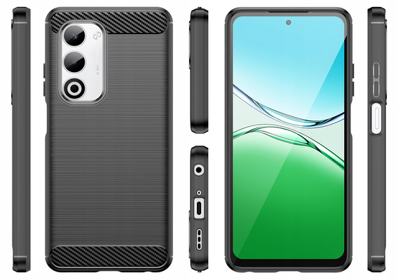 Pouzdro pro Oppo A5 5G / A5m, Carbon, černé