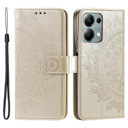 Klopové pouzdro pro Xiaomi Redmi Note 13 Pro 4G / Xiaomi Redmi Note 14S / Xiaomi Poco M6 Pro 4G, Mandala, zlaté