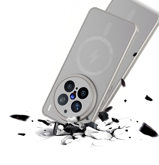 Pouzdro pro Vivo X200 Pro 5G, MagSafe, stříbrné,