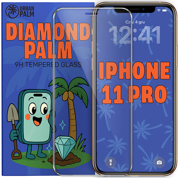 Tvrzené sklo Diamond Palm pro iPhone 11 Pro
