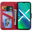 Klopové pouzdro pro Xiaomi Redmi Note 8 Pro, Wallet Cat, červené