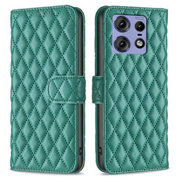 Klopové pouzdro pro Motorola Edge 50 Pro 5G, Wallet, BINFEN COLOR, zelené