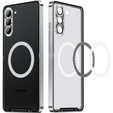 Ochranné pouzdro na fotoaparát pro Samsung Galaxy S23, CamShield MagSafe, průhledná / stříbrná