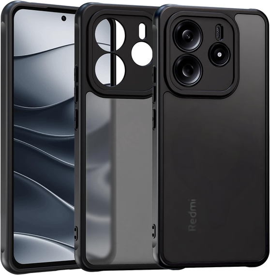 Pouzdro pro Xiaomi Redmi Note 14 4G, Fusion Hybrid, průhledné