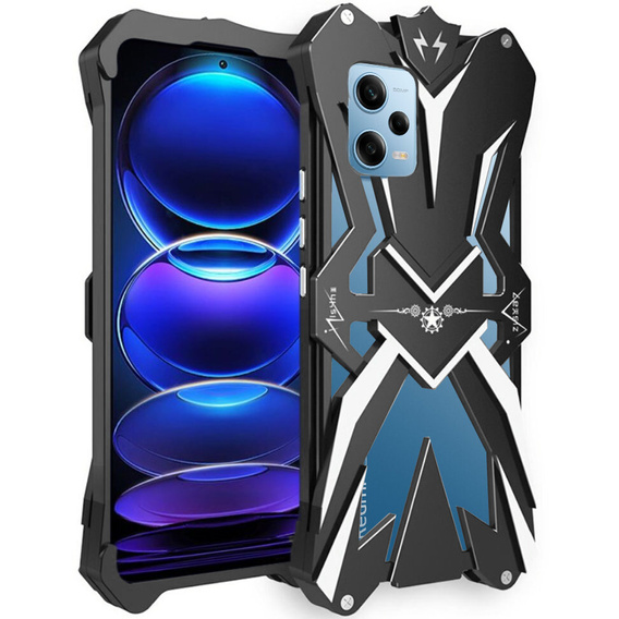 Pancéřové pouzdro pro Xiaomi Redmi Note 12 Pro 5G, Aluminum Alloy, černé