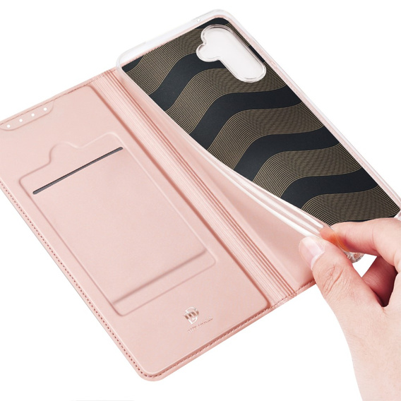 Pouzdro Dux Ducis pro Samsung Galaxy A34 5G, Skinpro, růžové rose gold