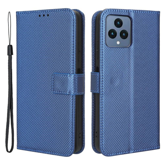 Klopové pouzdro pro T Phone 5G, Wallet Magnet, modré