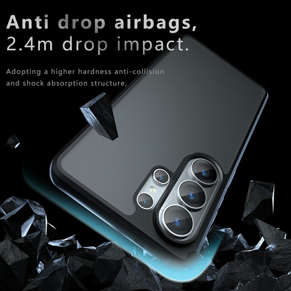 Fusion Hybrid pouzdro pro Samsung Galaxy S26 Ultra, matná černá