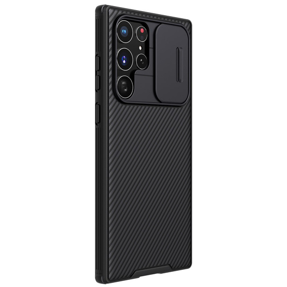 Pouzdro pro Samsung Galaxy S22 Ultra, obrněné Nillkin, CamShield Pro, černé