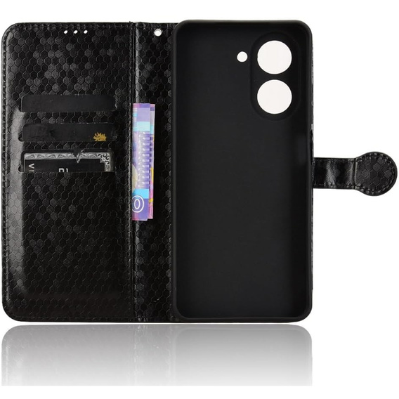 Flipové pouzdro pro Xiaomi Redmi A5, Wallet Rhombus, černé