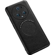 Pouzdro pro Honor Magic 5 Pro, Leather Hybrid MagSafe, černé