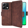 Klopové pouzdro pro Xiaomi Poco X6 5G, Card Slot, hnědé