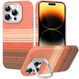 Pouzdro iPhone 14 Pro Max, Frame Kickstand, pro MagSafe, Sunset Orange