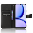 Klopové pouzdro pro Realme Note 50, Wallet Smart Magnet, černé