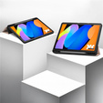 Pouzdro pro Lenovo Idea Tab 11" 2025 TB336FU TB336ZU, stojánek, Smartcase s držákem stylusu, růžově zlaté