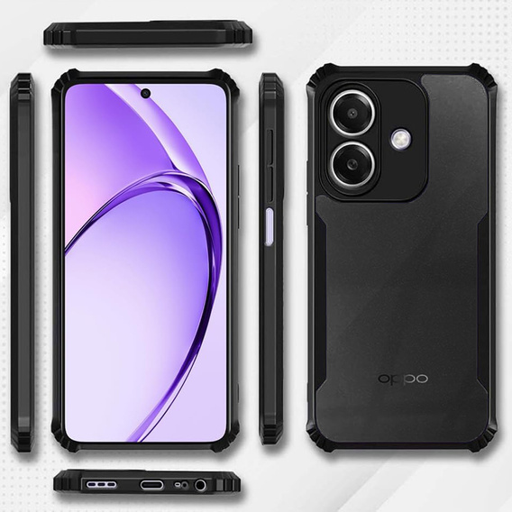 Pouzdro pro Oppo A40 / Oppo A40m, AntiDrop Hybrid, černé