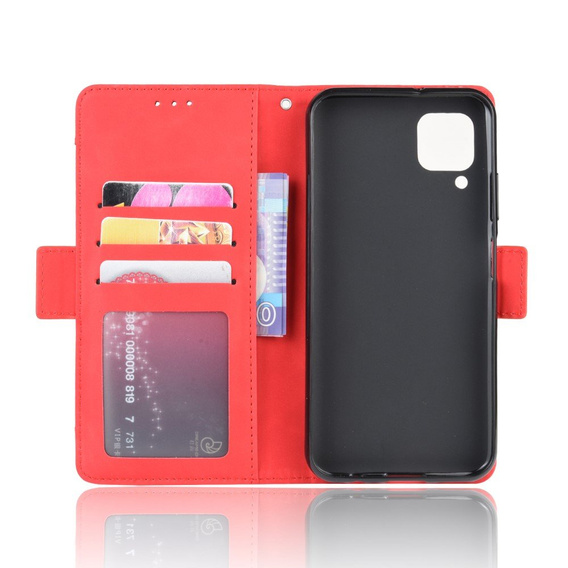 Klopové pouzdro pro Huawei P40 Lite, Card Slot, červené