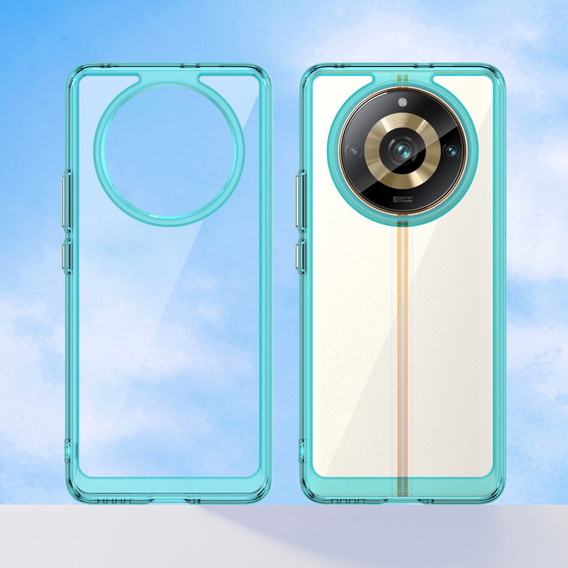 Pouzdro pro Realme 11 Pro 5G / 11 Pro+ 5G, Fusion Hybrid, transparentní / modré