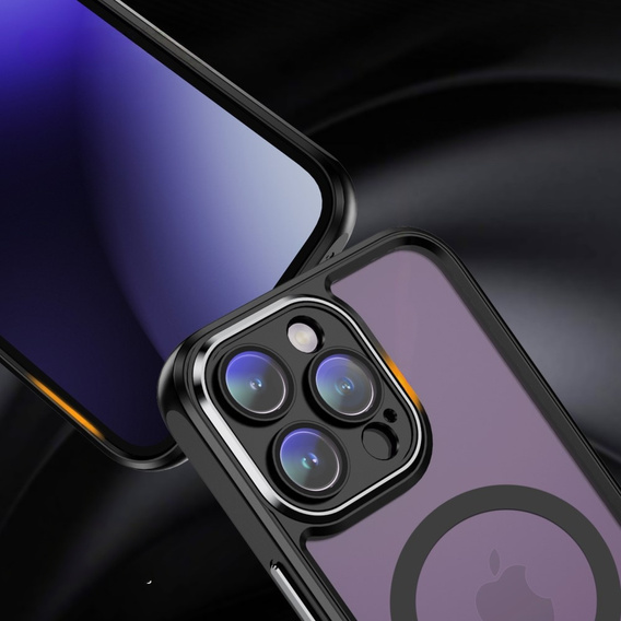 Pouzdro pro iPhone 15 Pro, ERBORD Impact Guard, MagSafe, černé