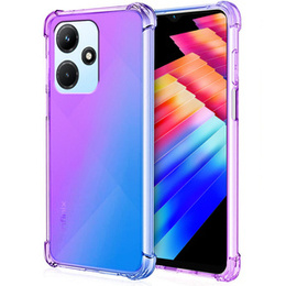 Pouzdro pro Infinix Hot 30i, Gradient Dropproof, Fialová / modrá