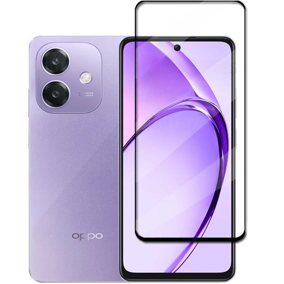 3D tvrzené sklo pro Oppo A40 / Oppo A40m, černý rámeček