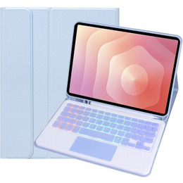 Pouzdro s podsvícenou klávesnicí Bluetooth a touchpadem pro Samsung Galaxy Tab S11